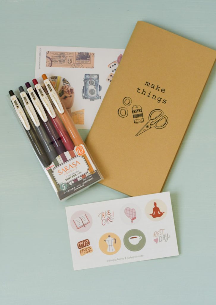 Stylos gel Sarasa pour journaling