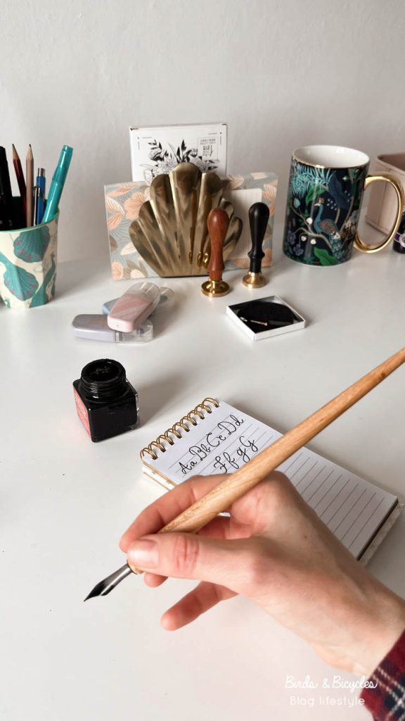 Créativité - lettering à la plume