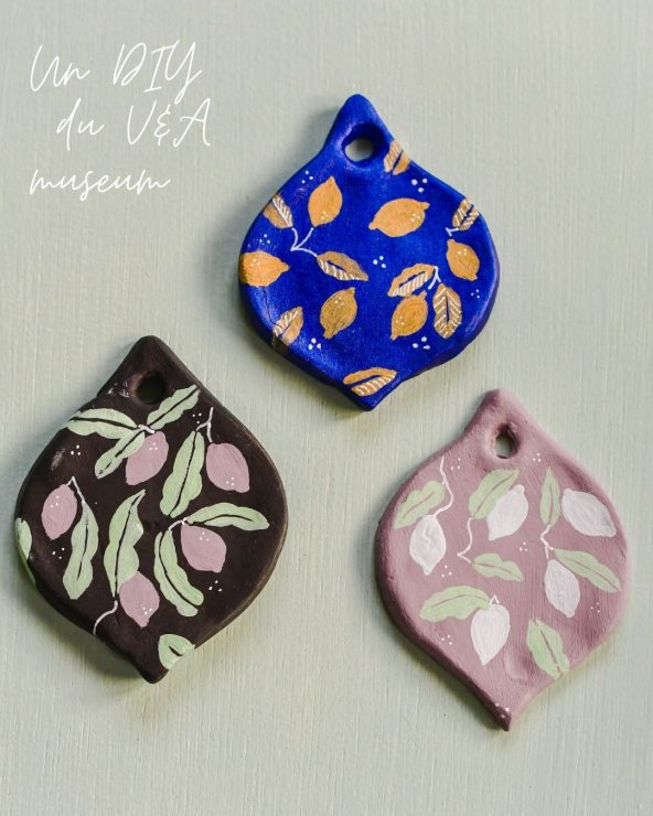 DIY déco en argile pour le sapin