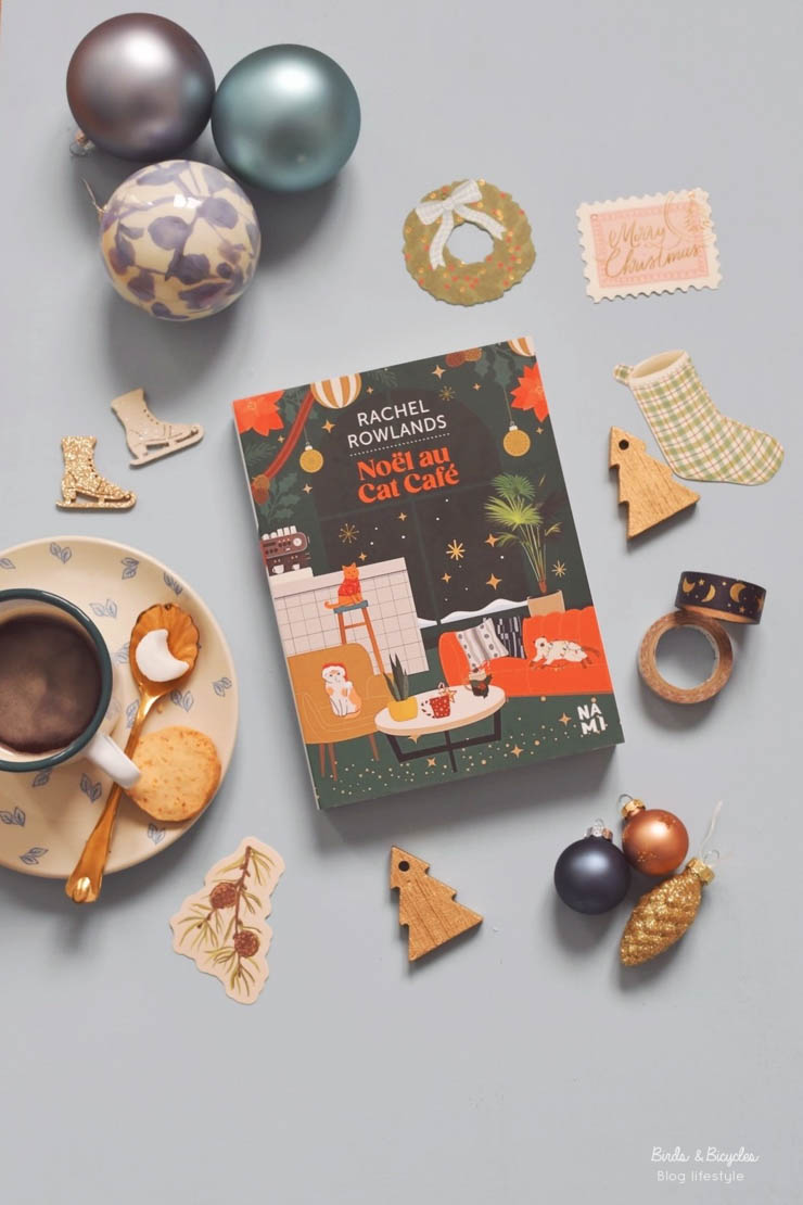 Mon avis sur Noël au Cat Café de Rachel Rowlands sur le blog de lecture Birds & Bicycles