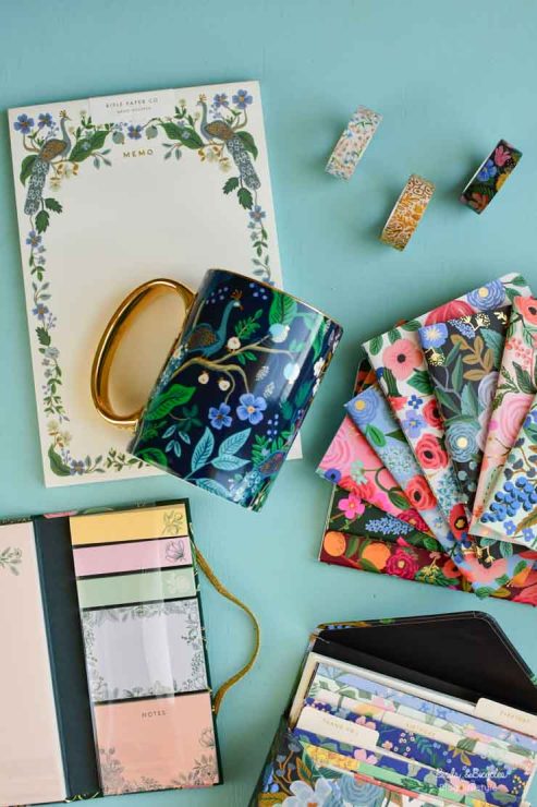 Les beaux motif floraux de la papeterie Rifle Paper Co