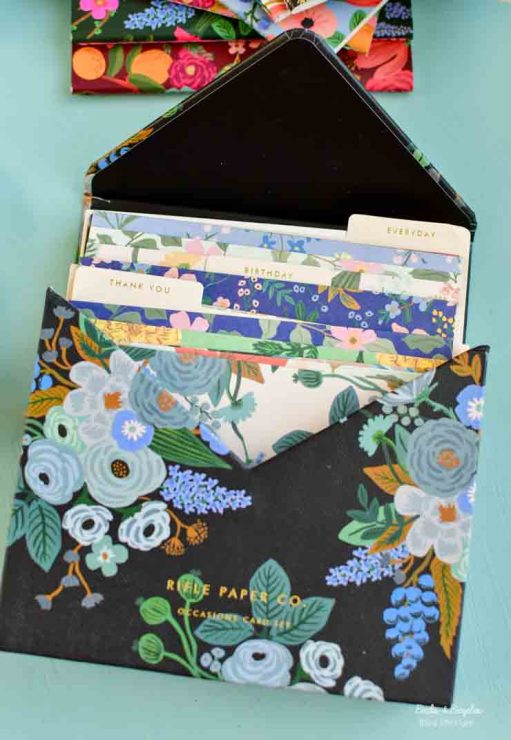 Coffret de cartes Rifle Paper co en forme d'enveloppe