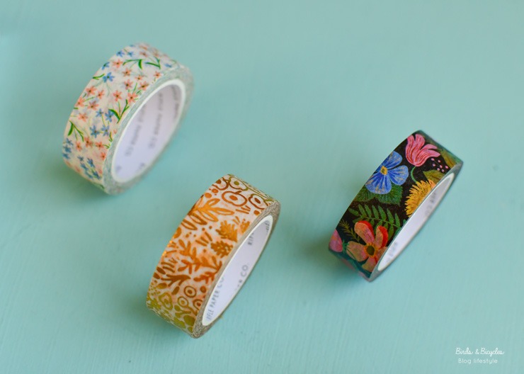 Masking tapes fleuris signés Rifle Paper Co