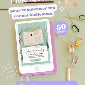 Guide journaling - ebook de conseils pour lancer son carnet créatif