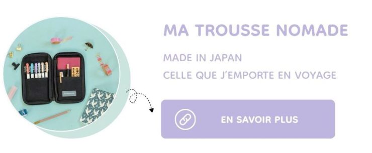Trousse journaling à emporter en voyage