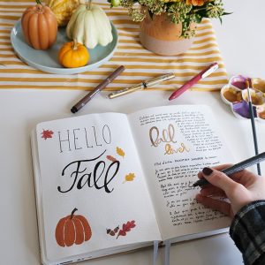 Atelier journaling automne