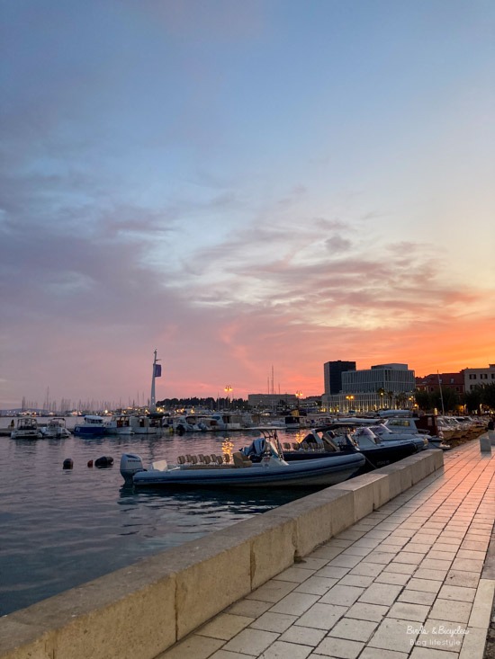 Riva coucher du soleil port 