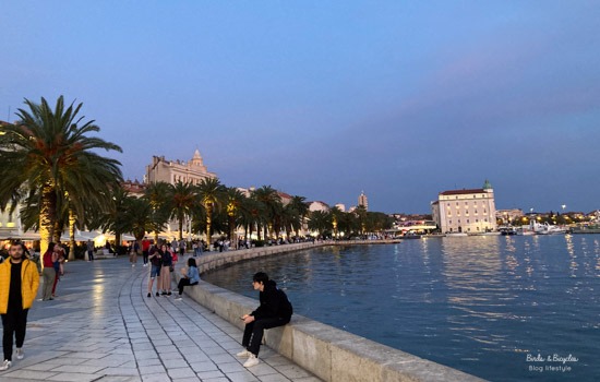 Riva promenade Split port